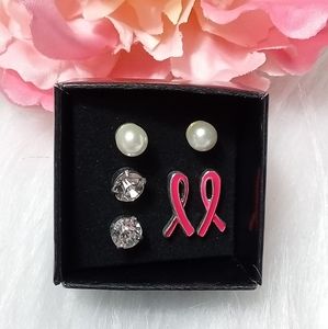 💞New Breast Cancer Stud Earrings 💞